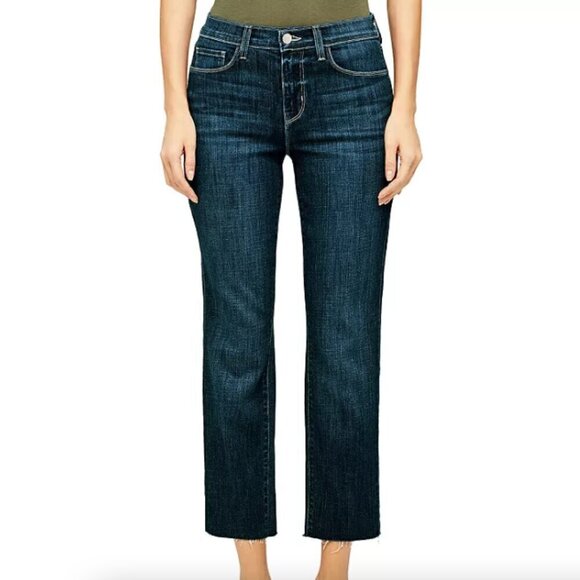 L'AGENCE Sada Cropped Slim Jeans in Utica sz 30 - Picture 1 of 4